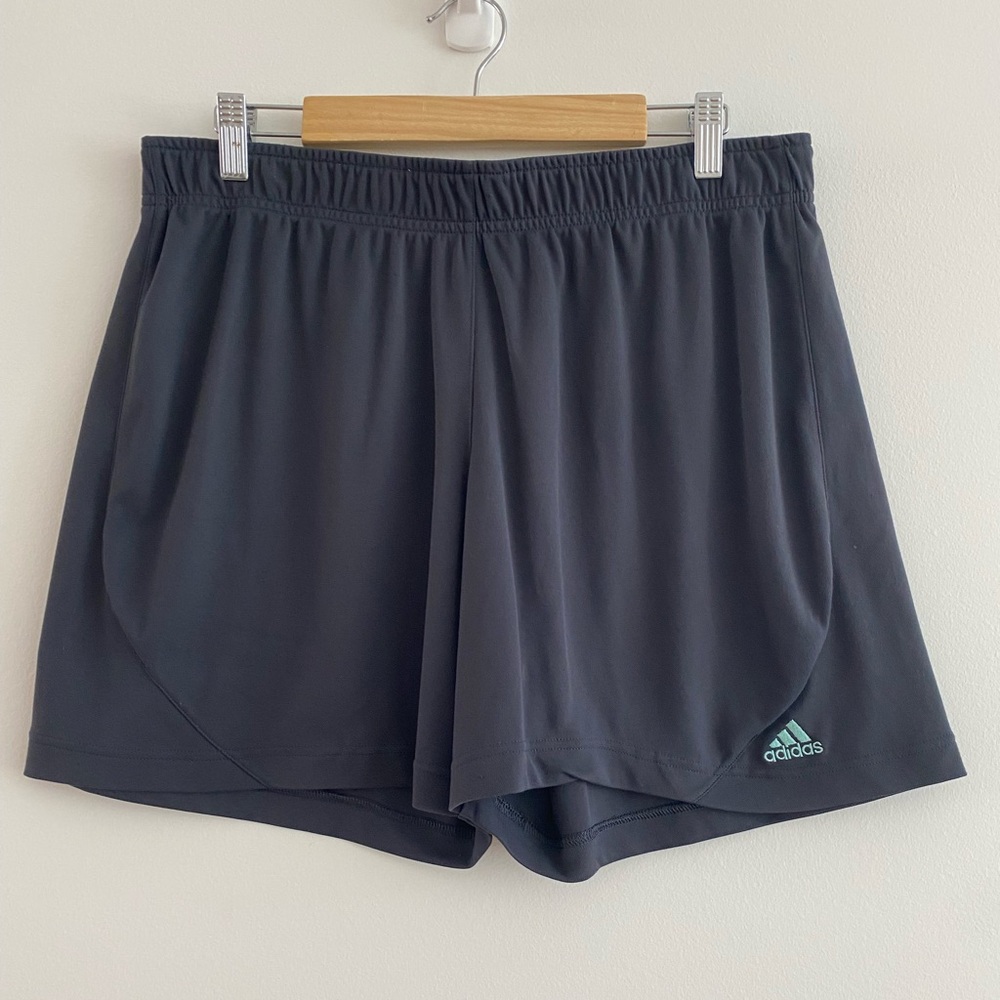 Adidas Navy Blue Athletic Shorts, Size L